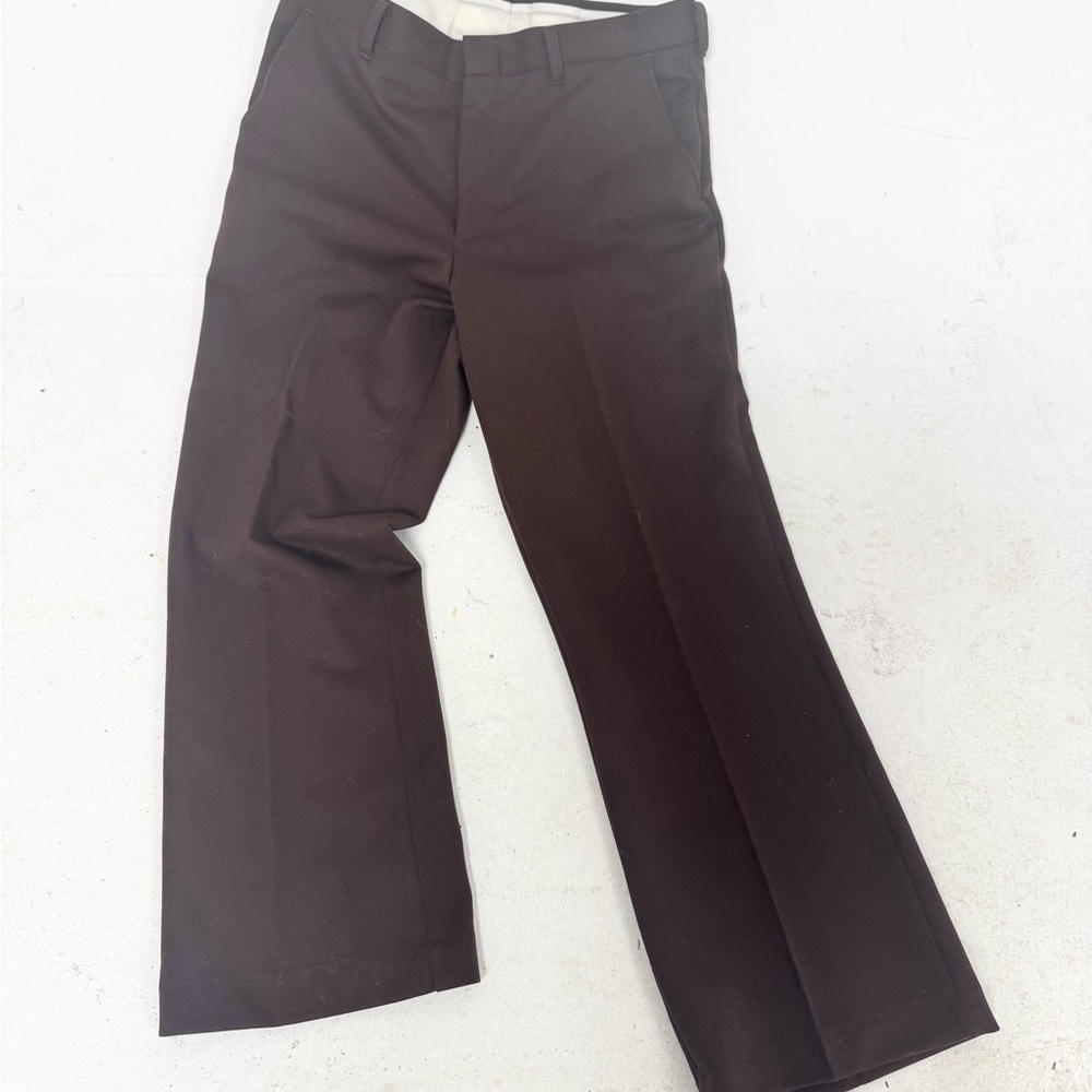Brown Vintage Polyester Pants - image 1
